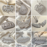 HH_001 : Creative Concept, 800+ Hip-Hop Jewelry Collection – Sassy Lips & Zebra Bars: An Iced-Out Lineup of Custom Hip-Hop Diamond Word Pendants